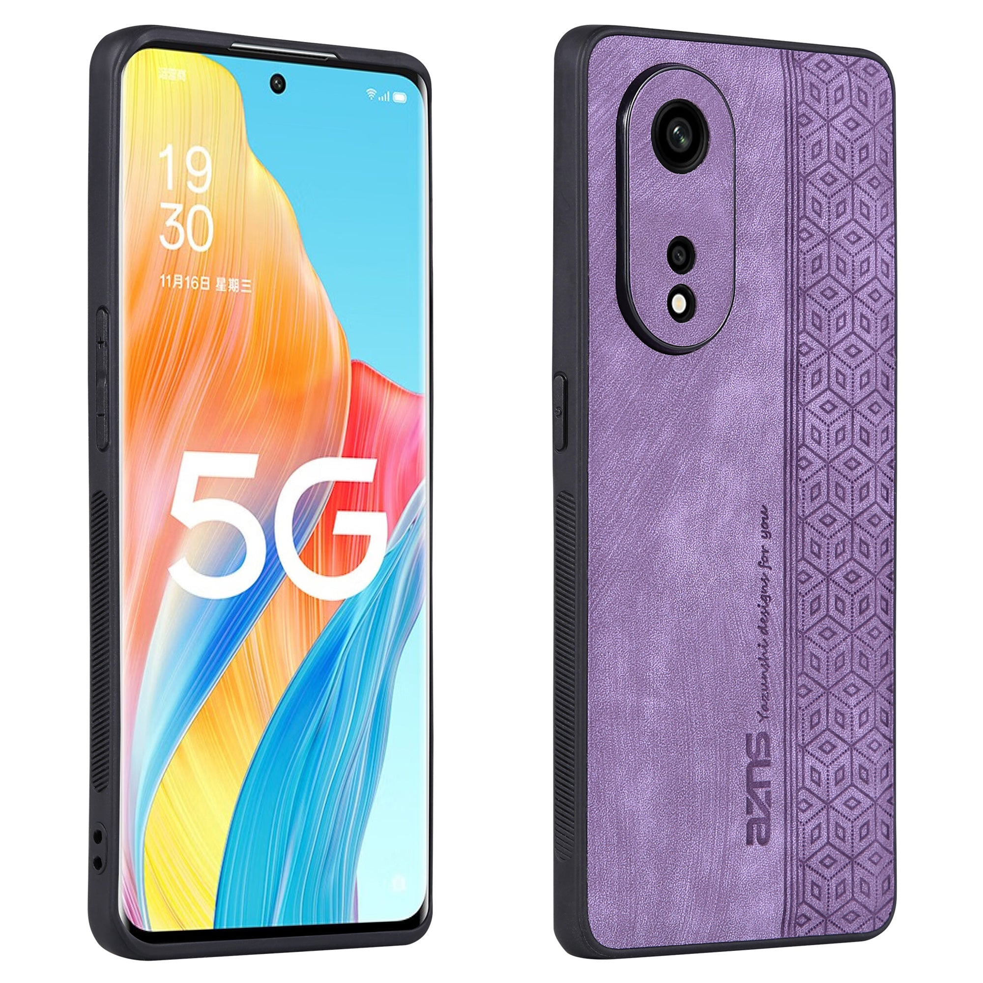 AZNS pro Oppo A1 Pro 5G Reno8 T 5G odolný proti nárazům Pouzdro na telefon s potiskem PU kůží potažený TPU kryt AZNS pro Oppo A1 Pro 5G Reno8 T 5G odolný proti nárazům Pouzdro na telefon s potiskem PU kůží potažený TPU kryt